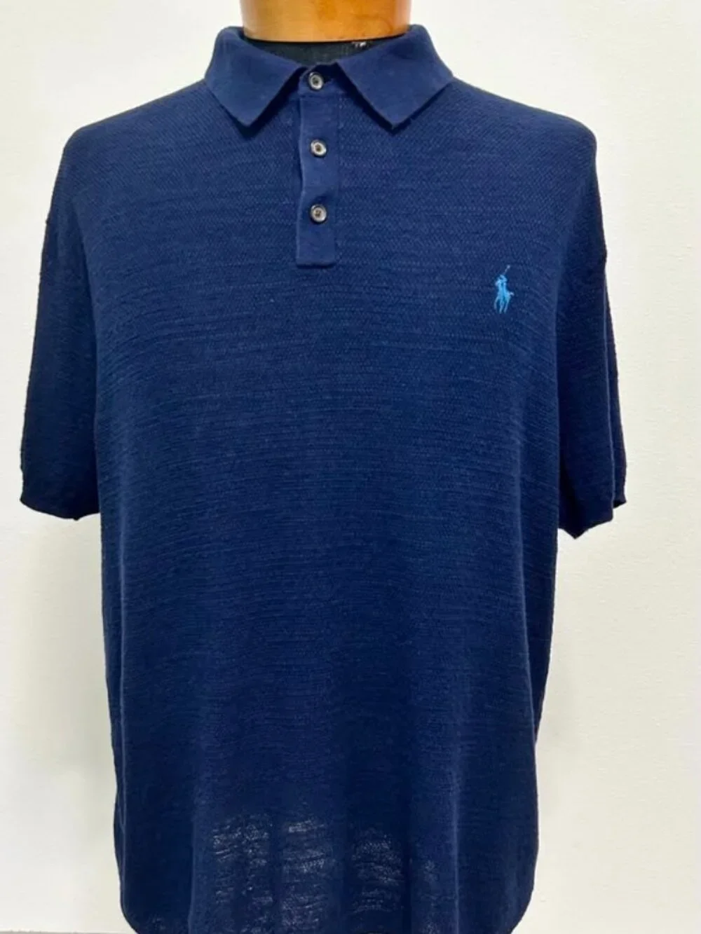 Polo Ralph Lauren Men’s XL Navy Blue Short Sleeve Polo Shirt